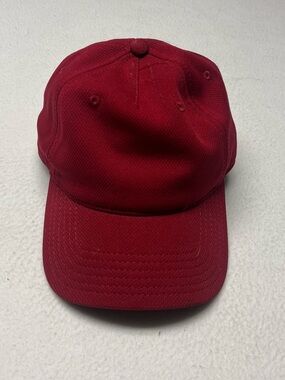 Chef Works Baseball Cap Mens One Size Red Mesh Adjustable Back Strap